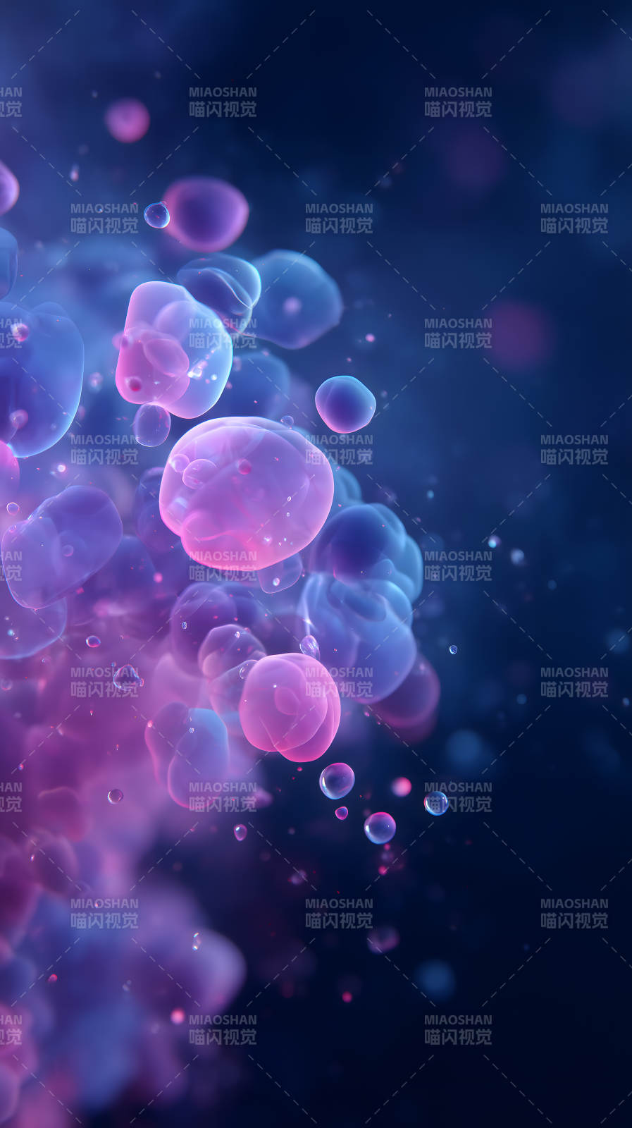 梦幻泡泡抽象艺术图片