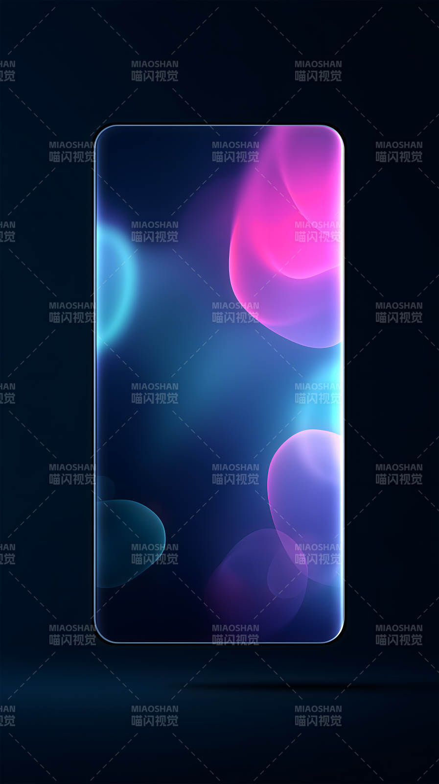 手机屏幕光影背景图片