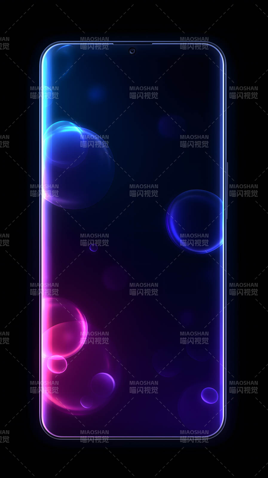 手机炫彩壁纸科技感图片