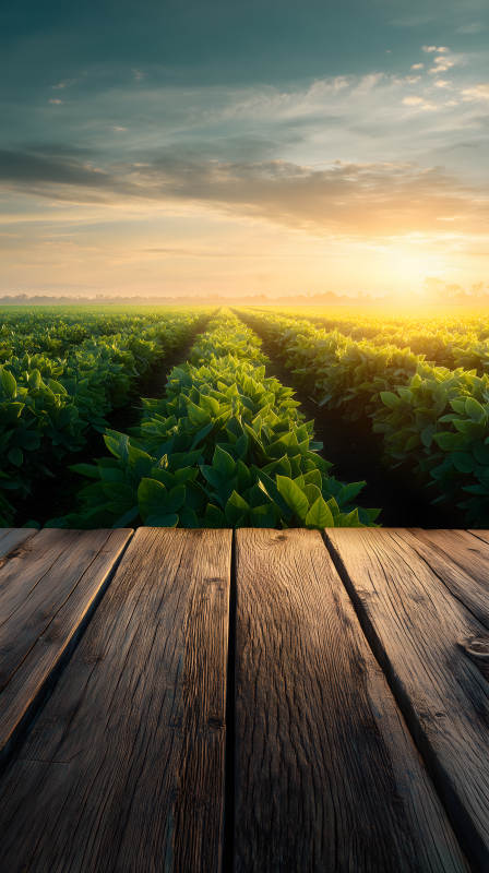 田野日出阳光普照图片