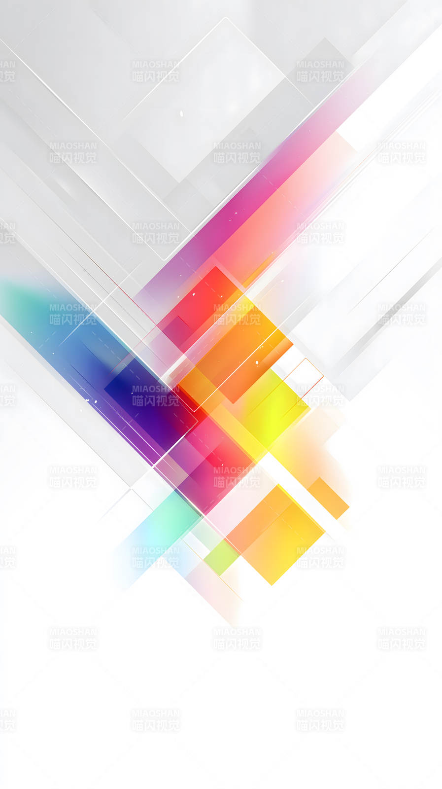 彩色几何图形设计图片