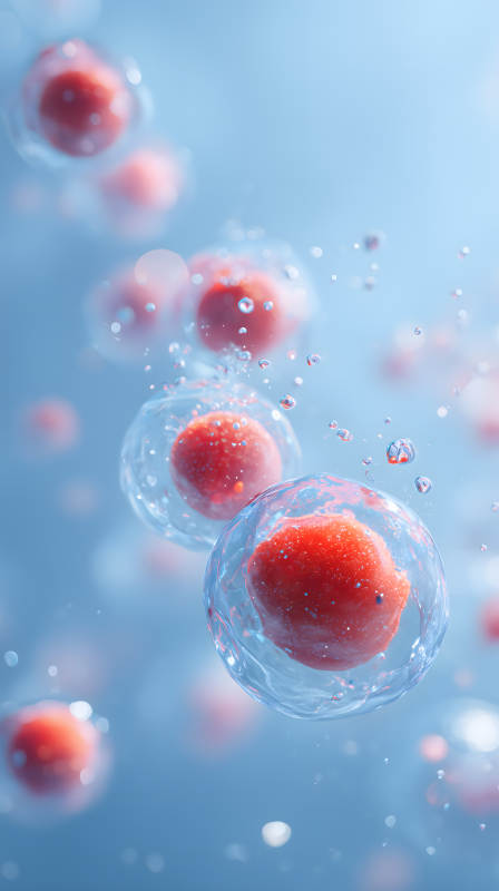 细胞结构特写画面图片