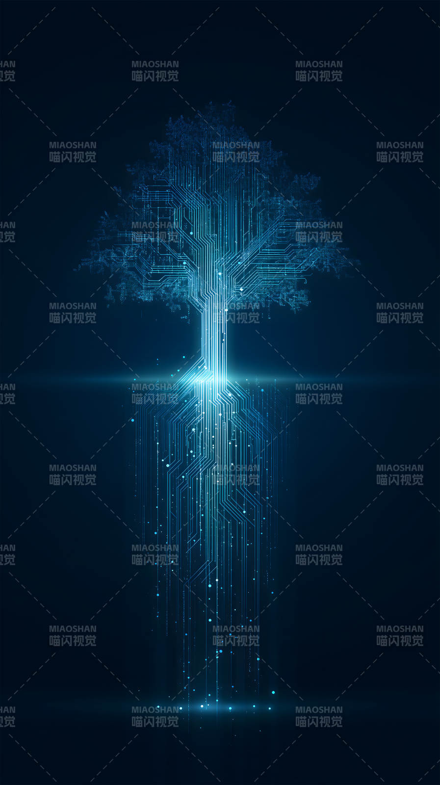 电路树数字科技图片