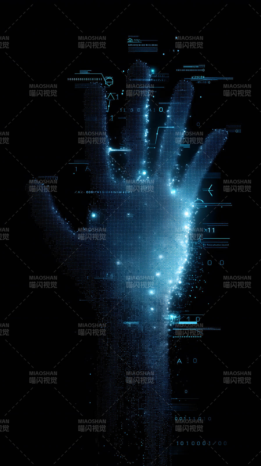 数字手科技感图片