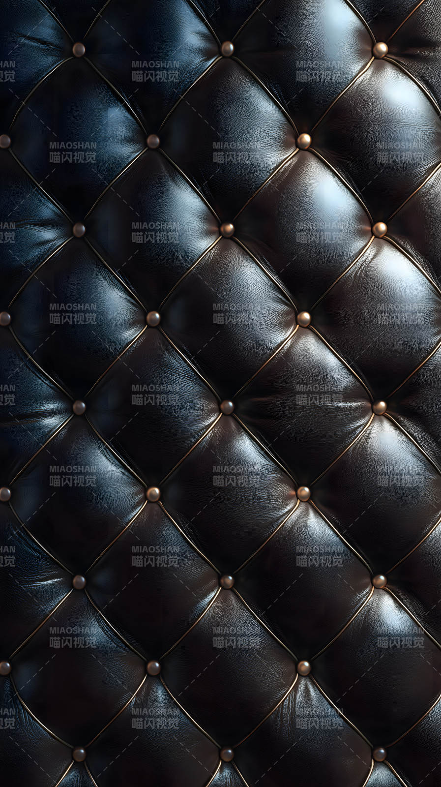 黑色皮革菱格纹装饰图片