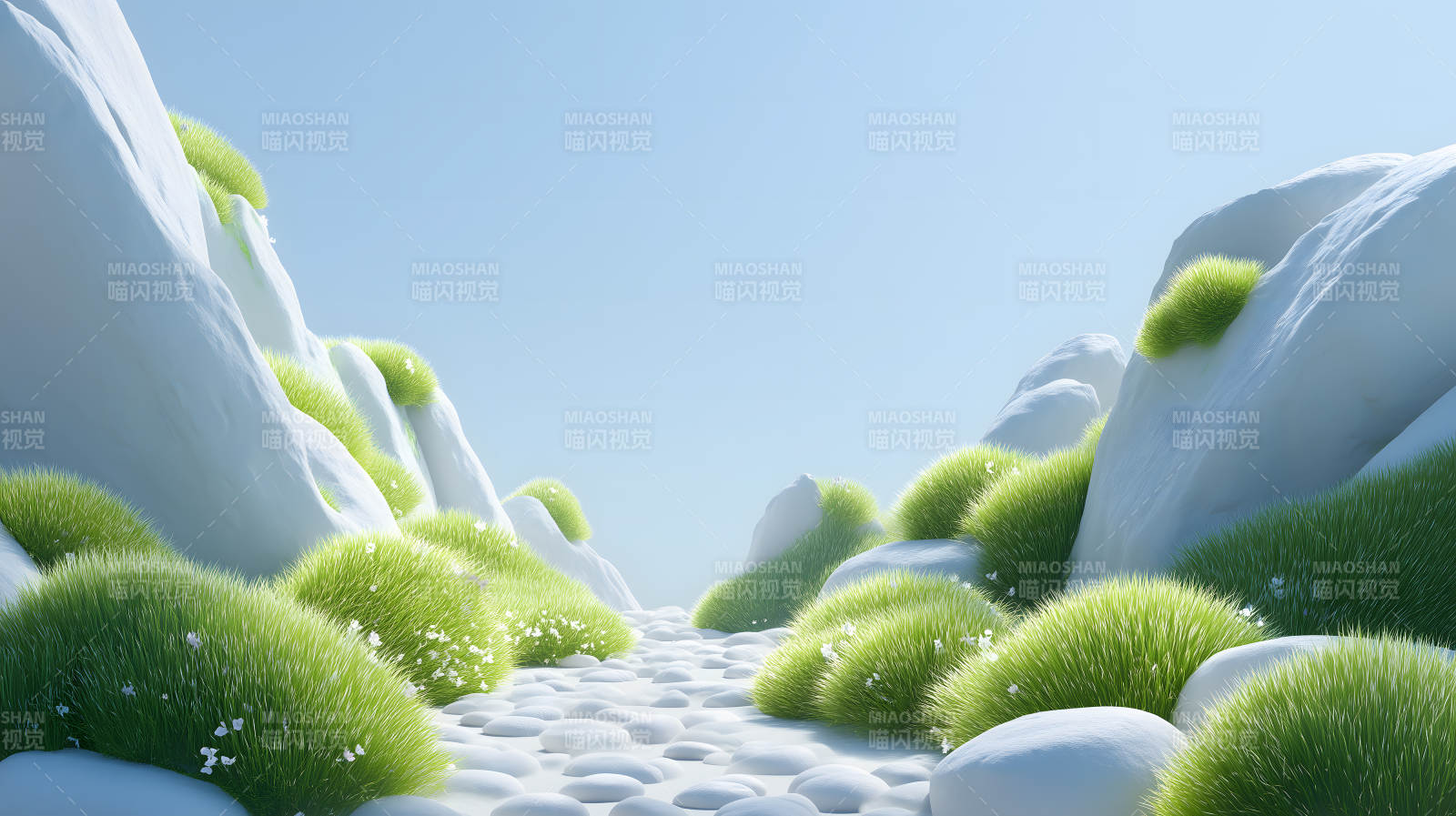 梦幻般的山谷风景图片