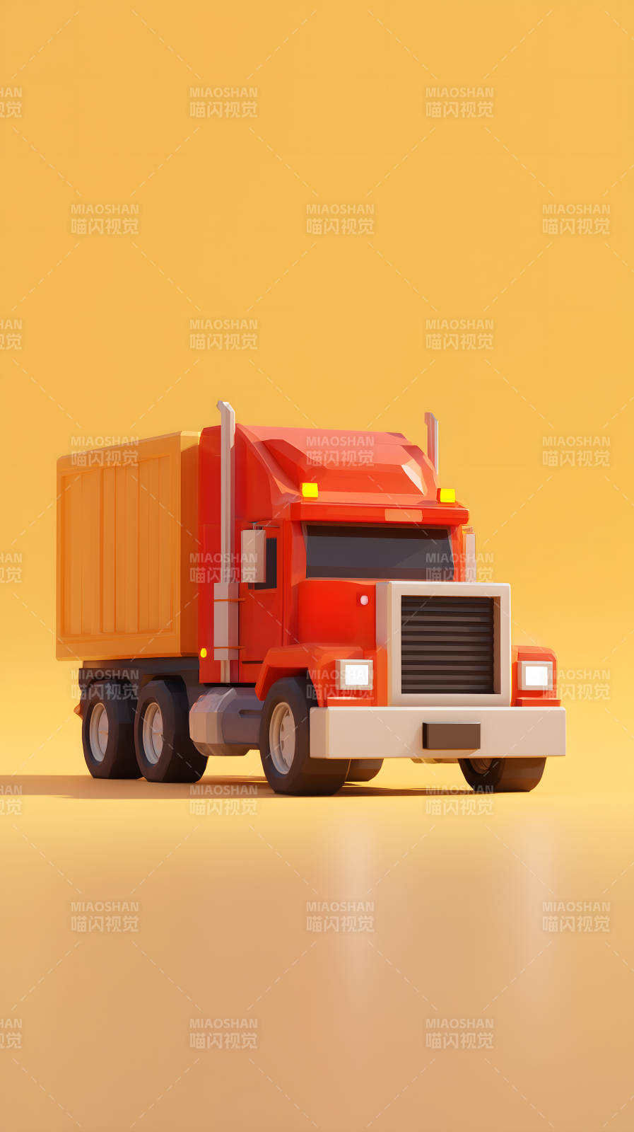 卡通卡车运输图片