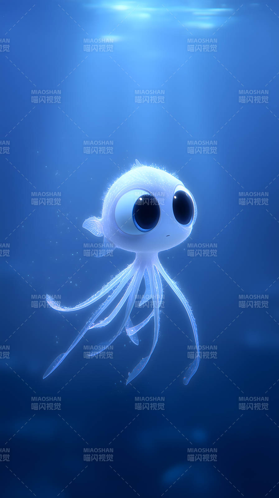 可爱水母海底世界图片
