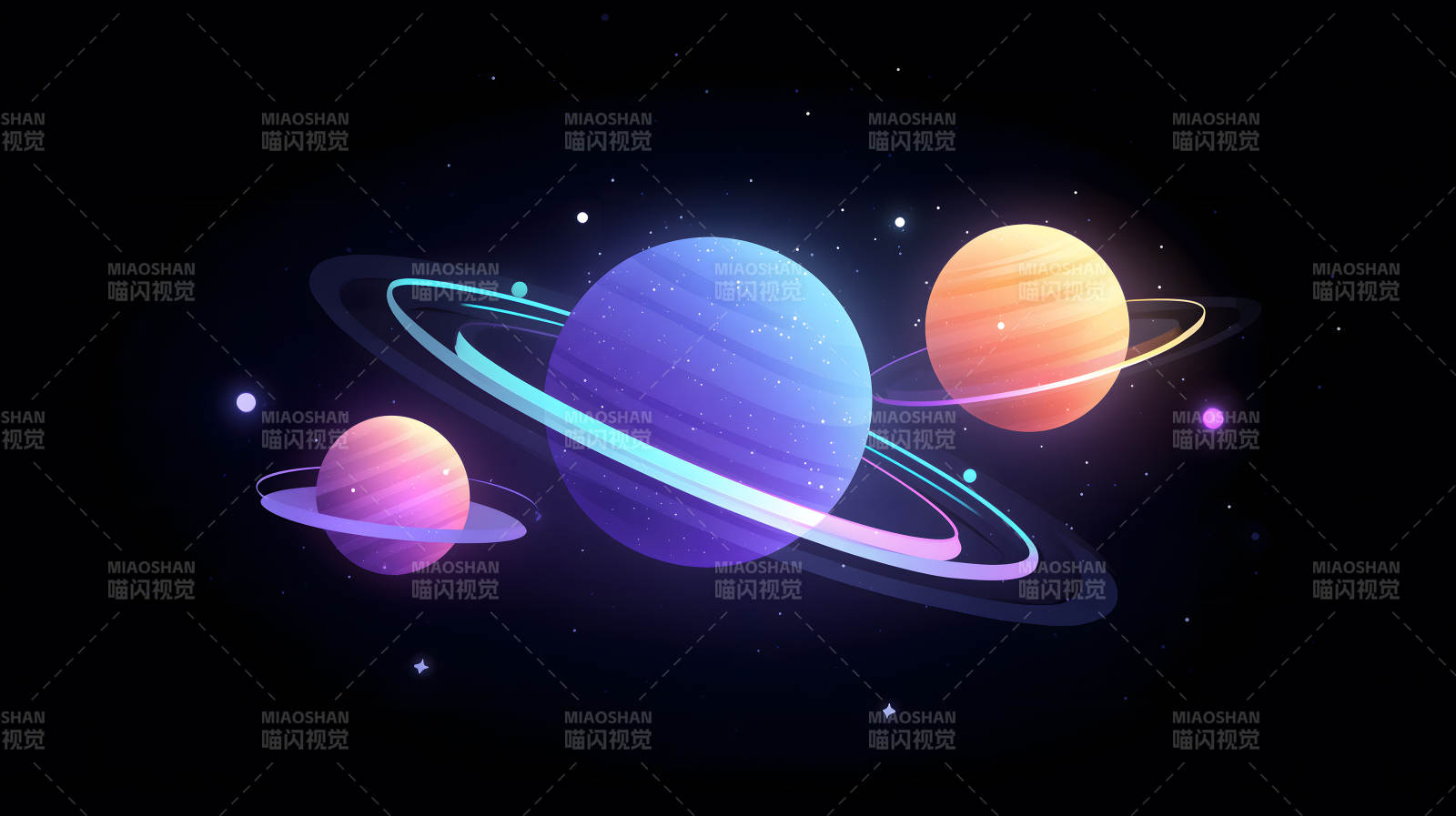 行星宇宙星云背景画面图片