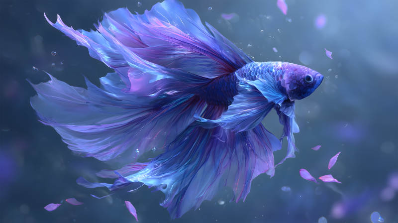 绚丽多彩的鱼图片