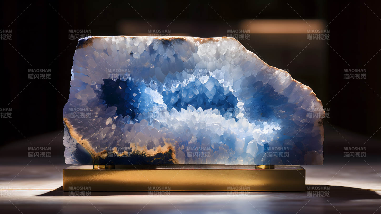 蓝宝石水晶灯图片