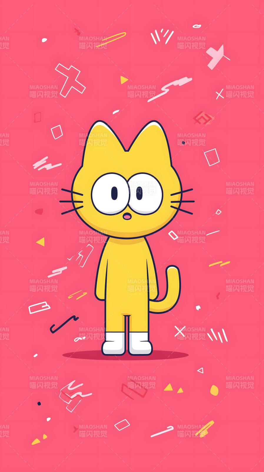 可爱卡通猫咪风格图片