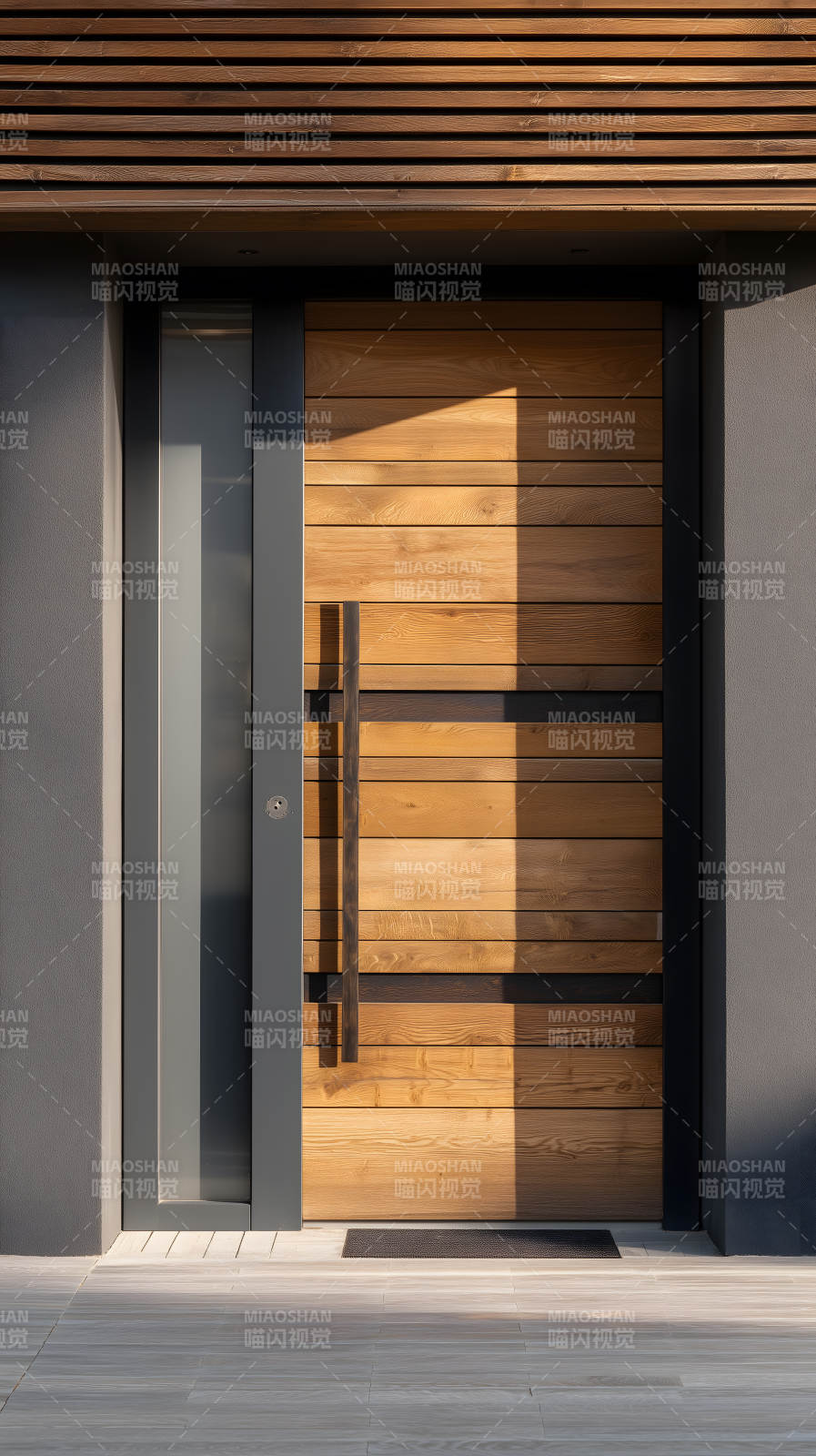 木门阳光现代建筑设计图片