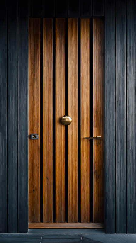 木质门设计精致简约图片
