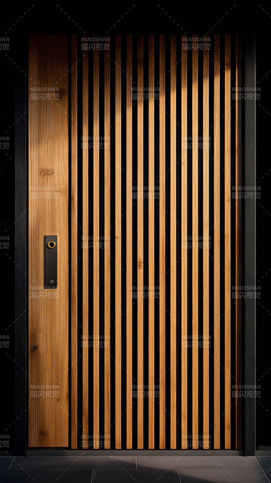 木质门设计纹理细节图片