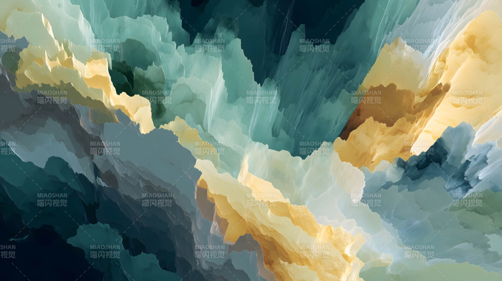 抽象山峦色彩渐变图片