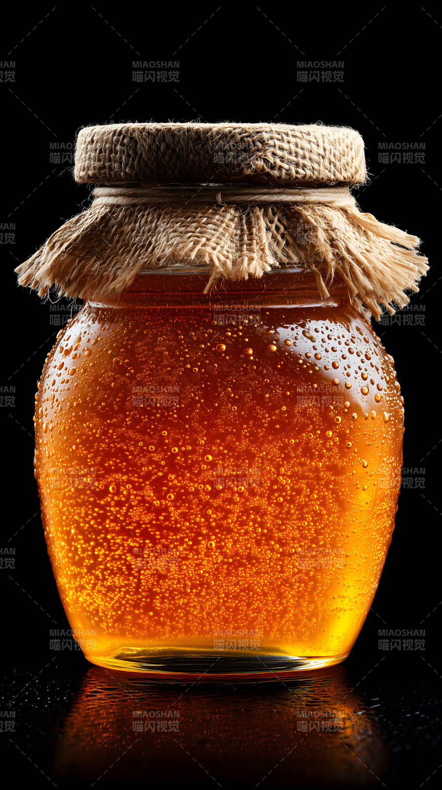 蜜罐特写金黄诱人图片