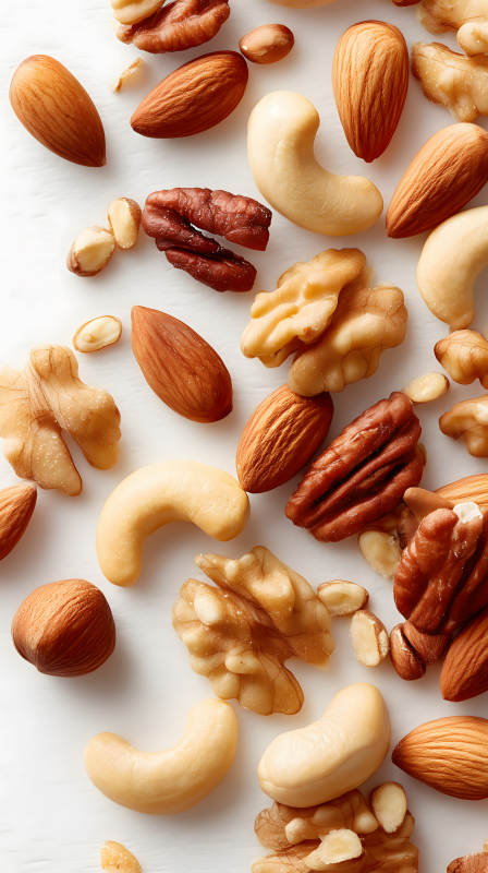 坚果特写美食图片