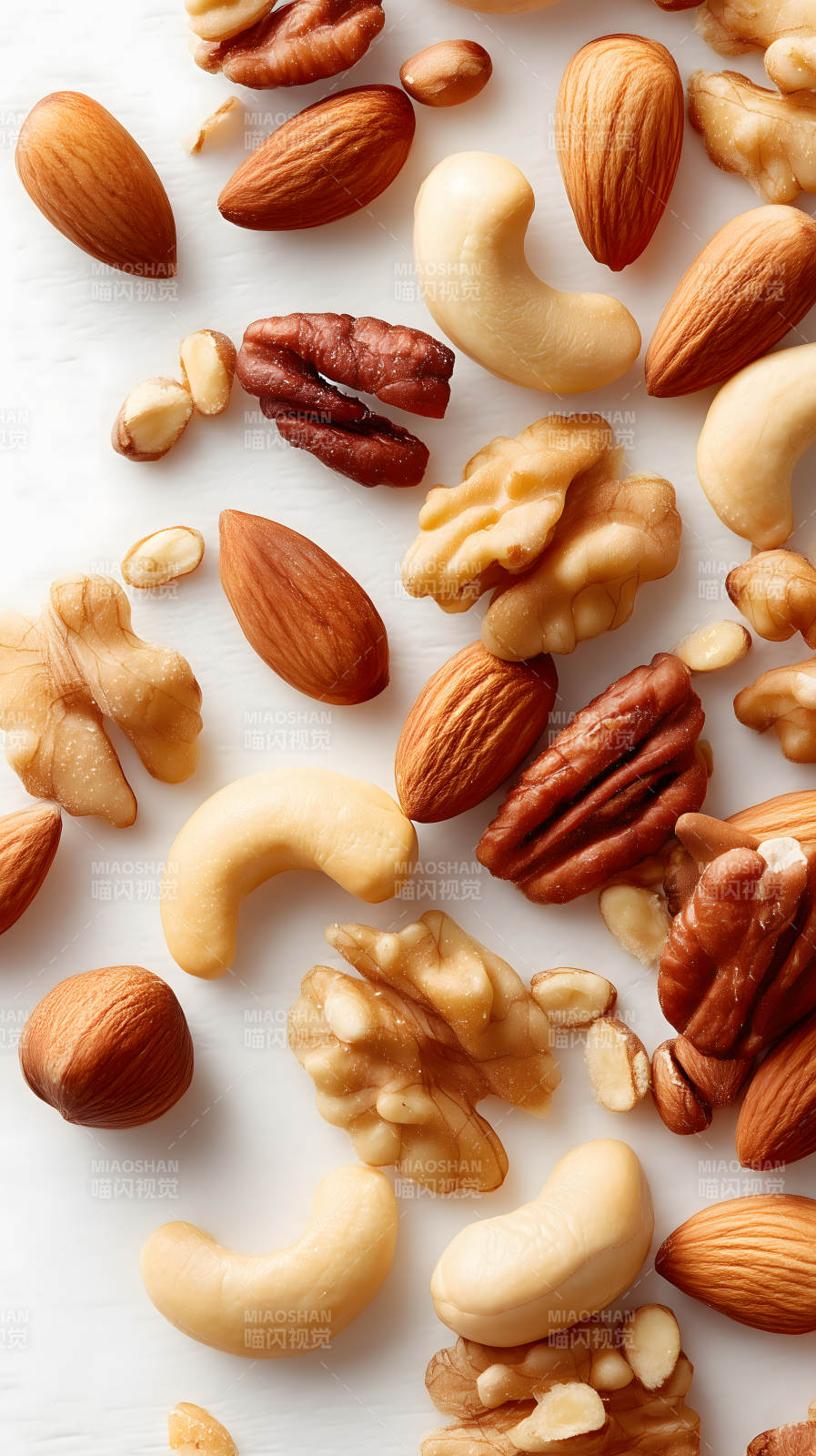 坚果特写美食图片