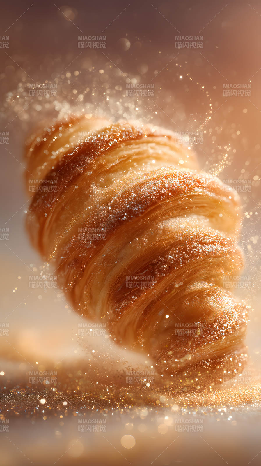 美味酥脆的法式可颂图片