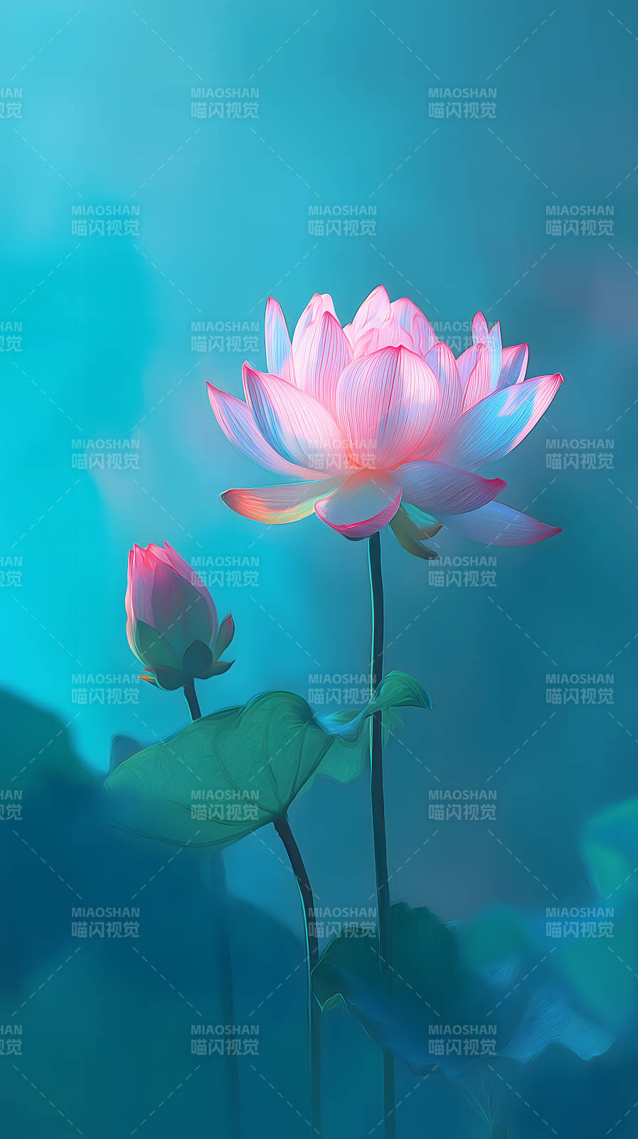 莲花绽放美如画图片