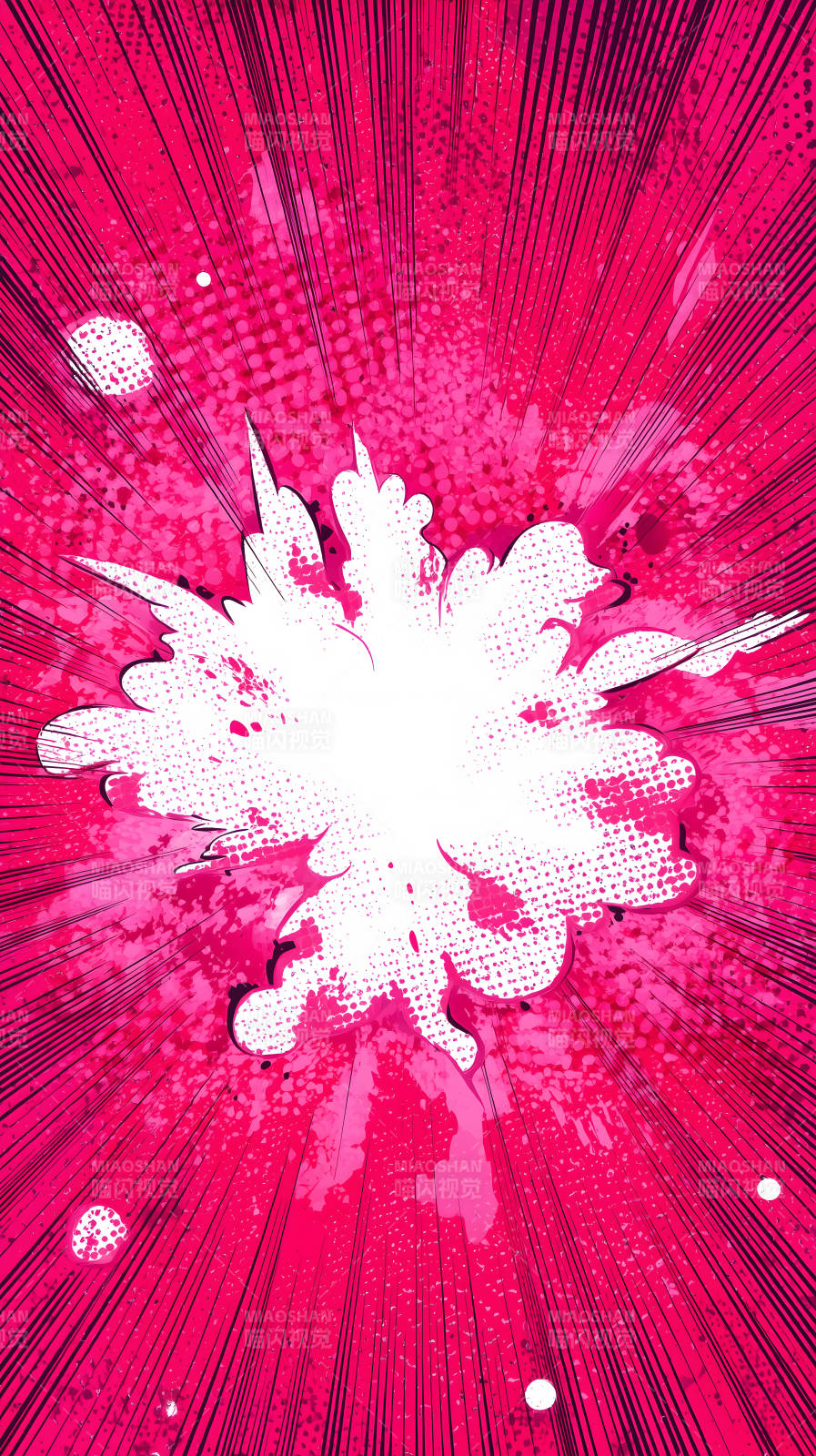 爆炸漫画效果图片