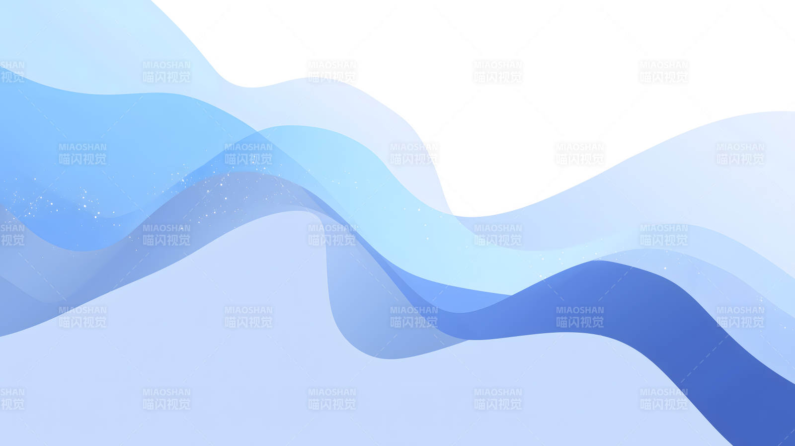 蓝色波浪背景图图片