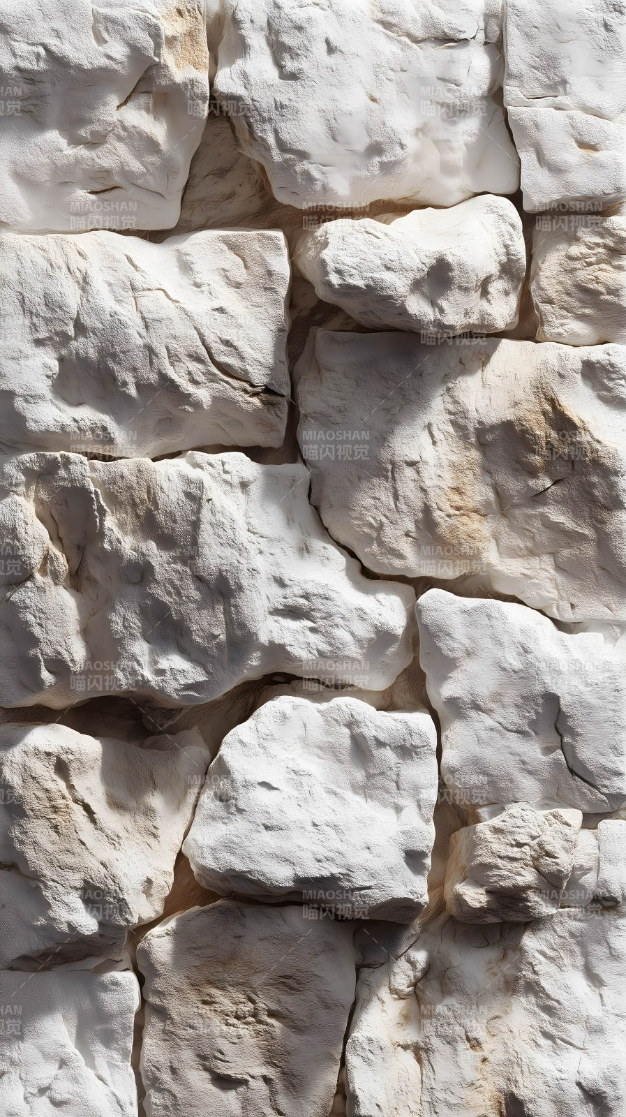 白色石块堆砌纹理图片