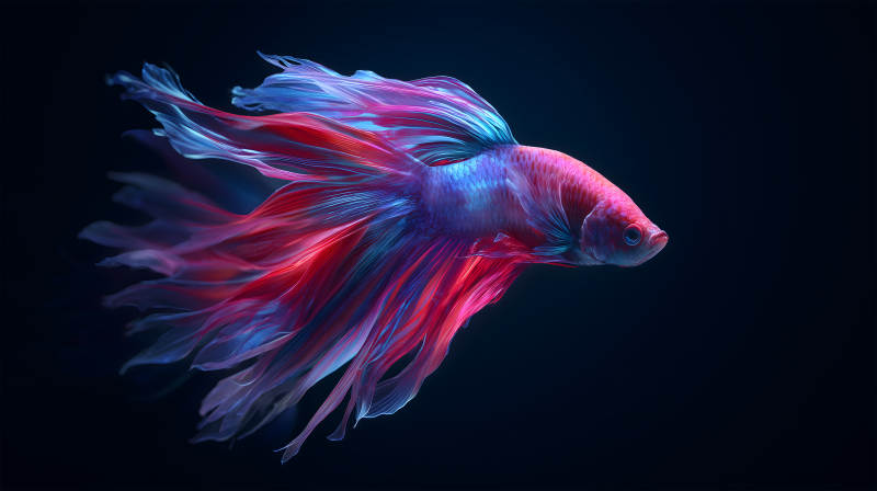 绚丽多彩的斗鱼图片