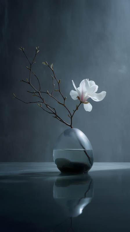 静谧花卉绽放图片