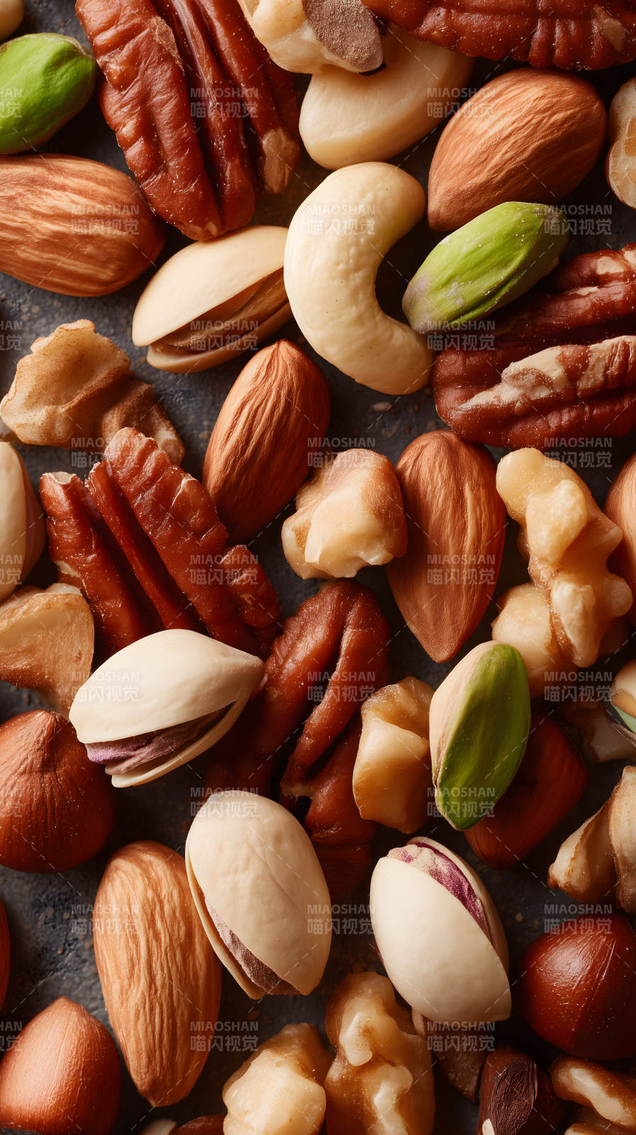 坚果特写美味诱人图片