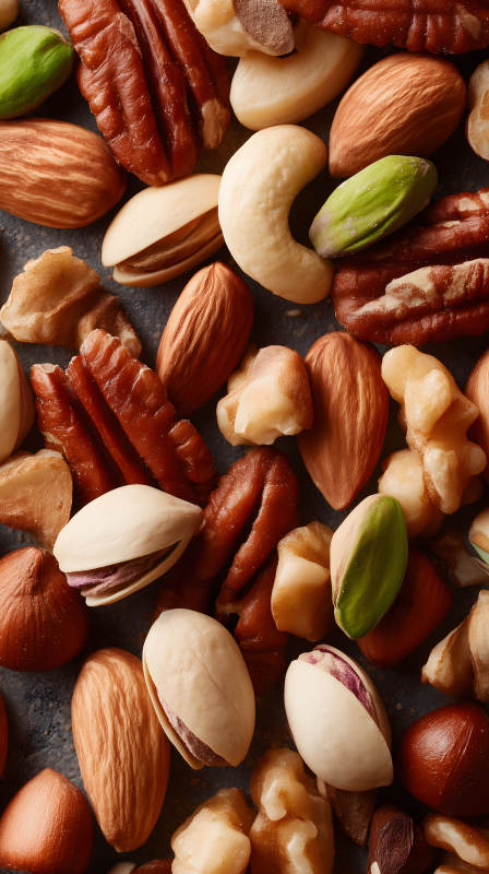 坚果特写美味诱人图片