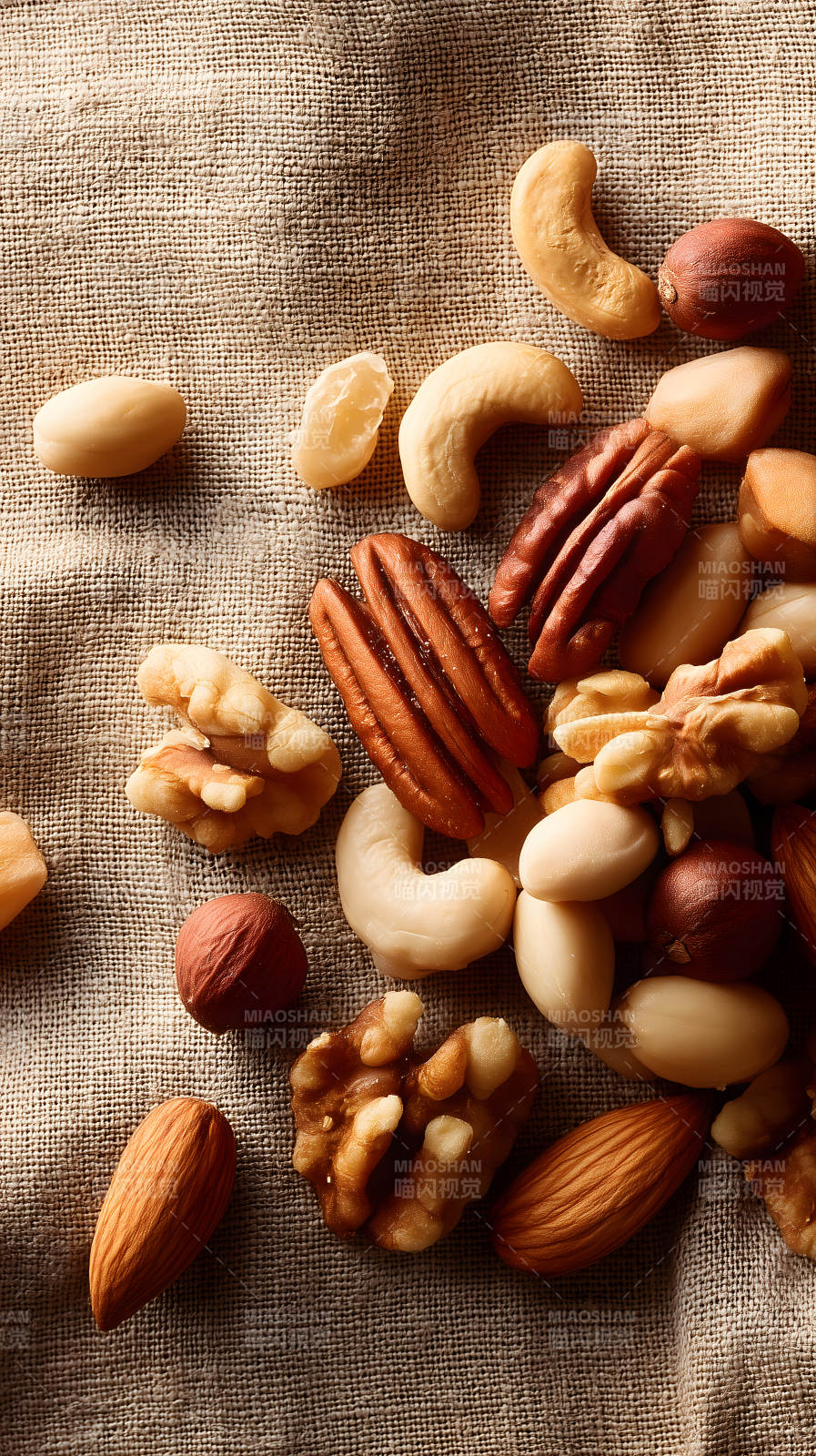 混合坚果特写图片