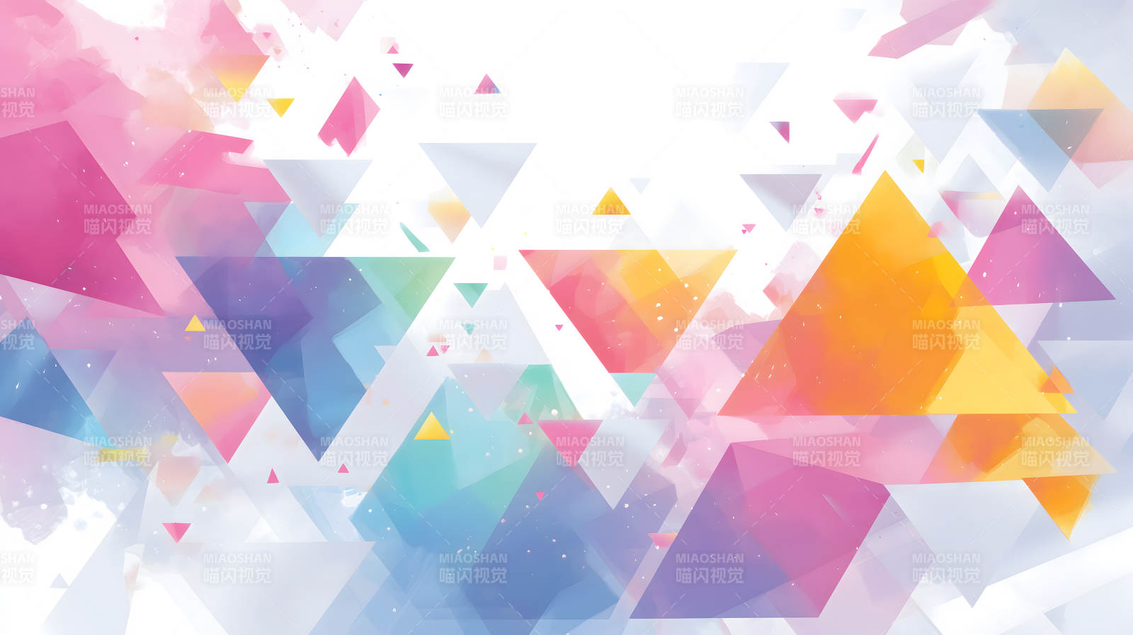 多彩几何背景图片