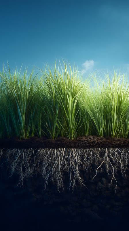 草地根系细节展示图片