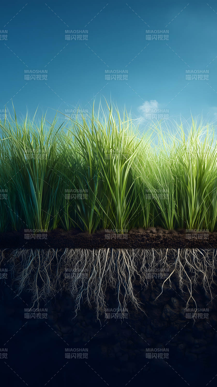 草地根系细节展示图片