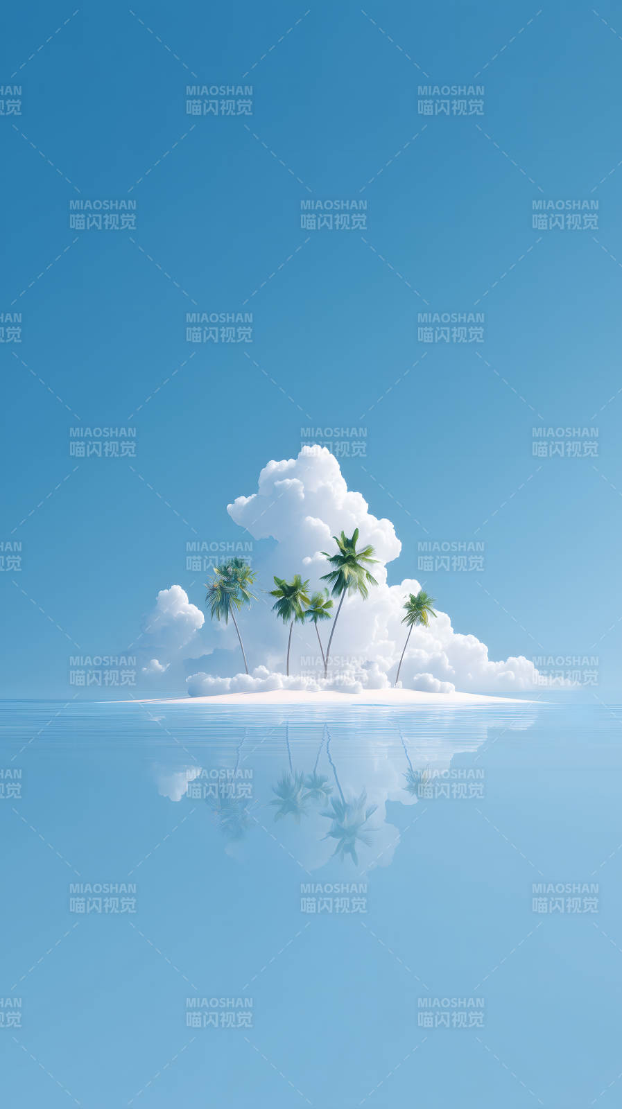 海岛风光椰树静谧图片