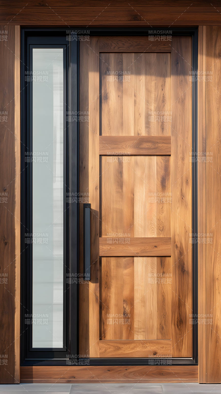 木门窗户简约设计图片