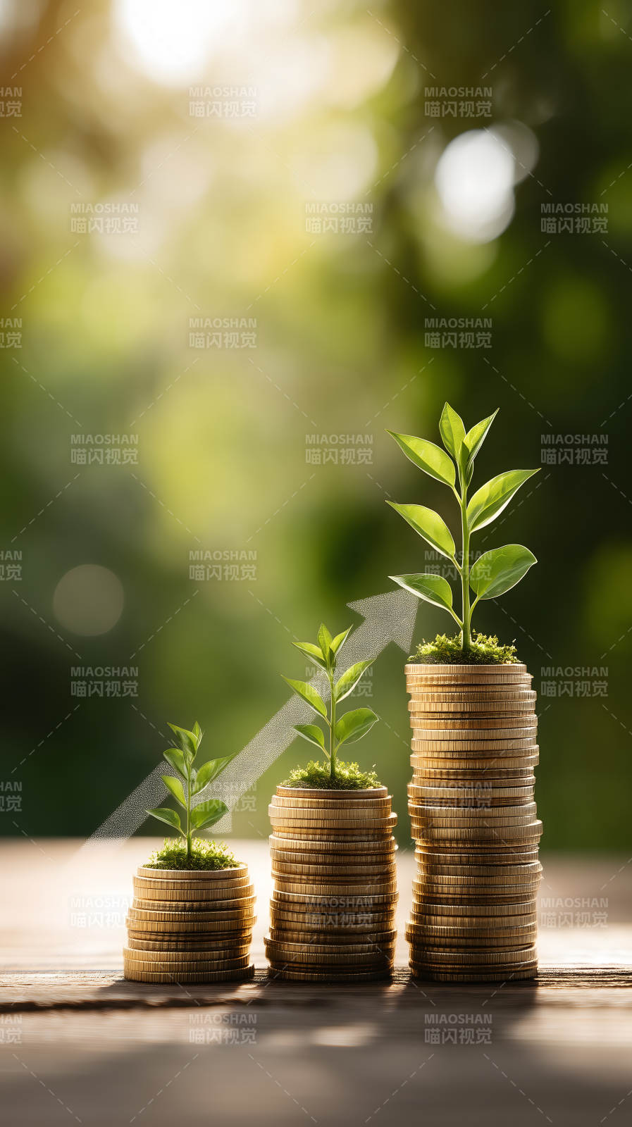 金币绿植增长示意图片