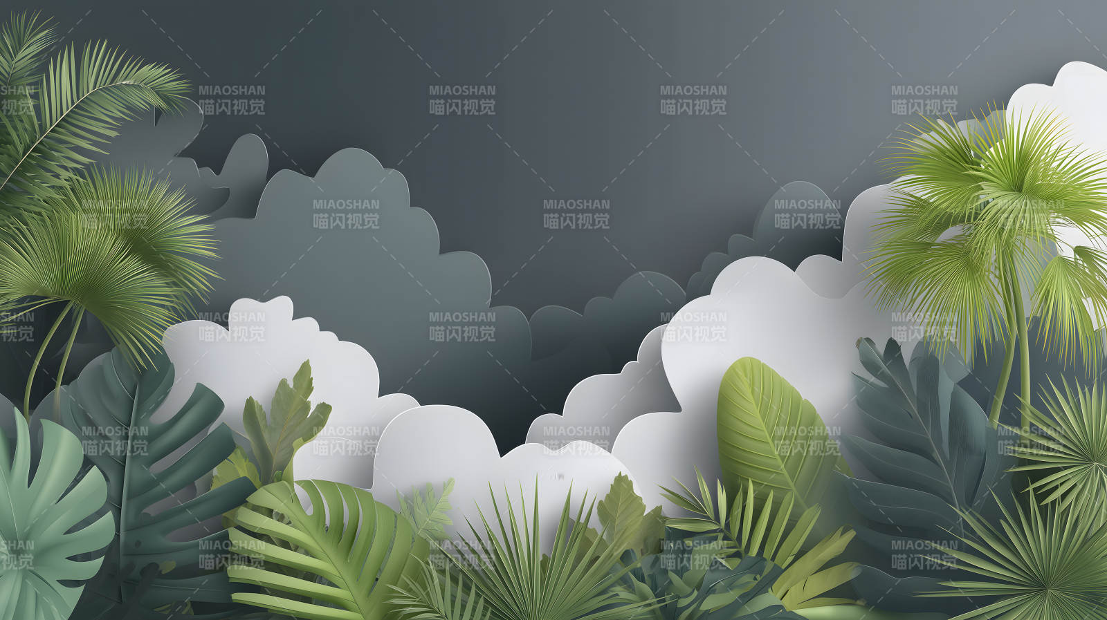 热带雨林纸雕艺术图片