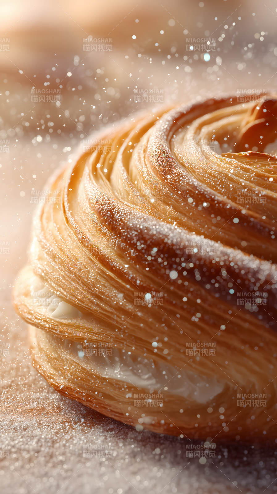 美味酥皮甜点图片