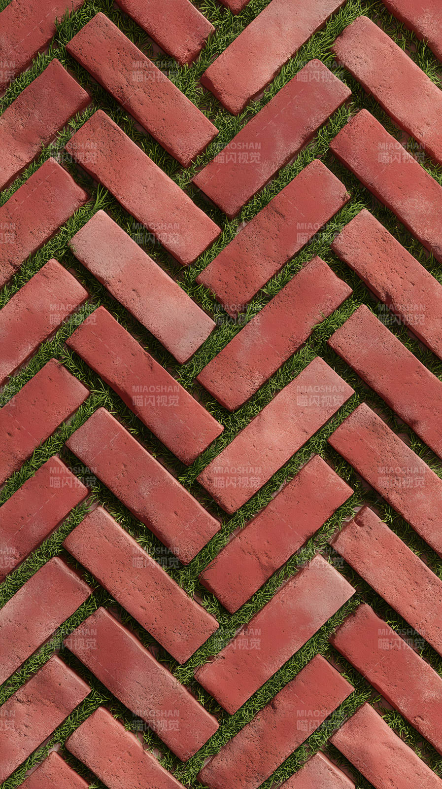 砖砌草地图案图片