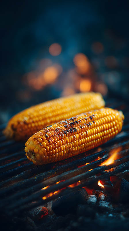 烤玉米美味诱人图片
