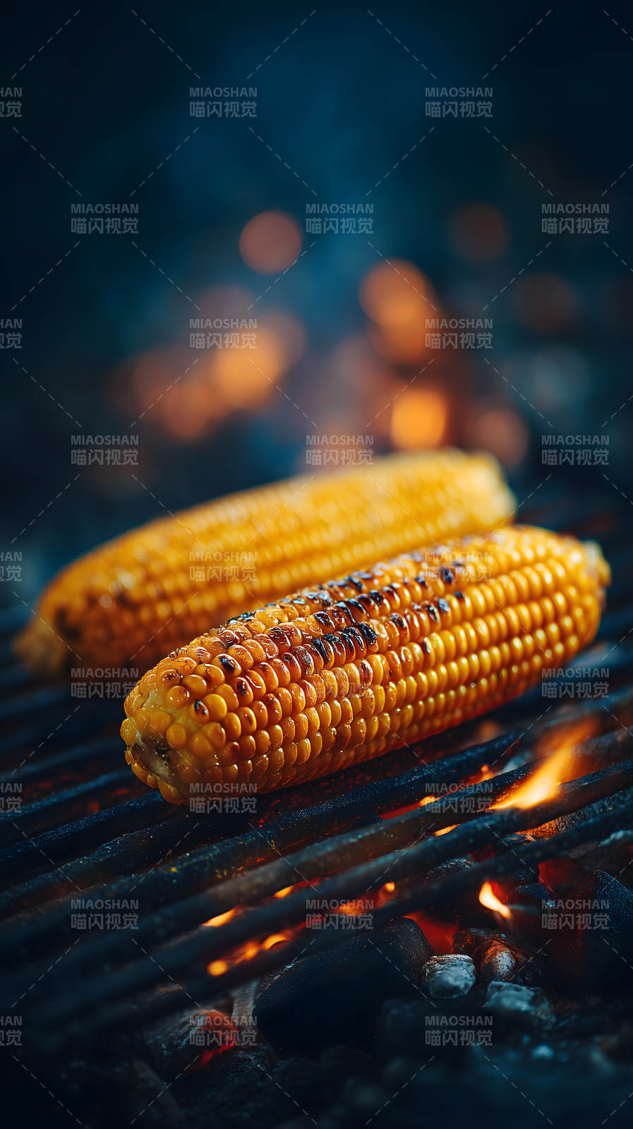 烤玉米美味诱人图片