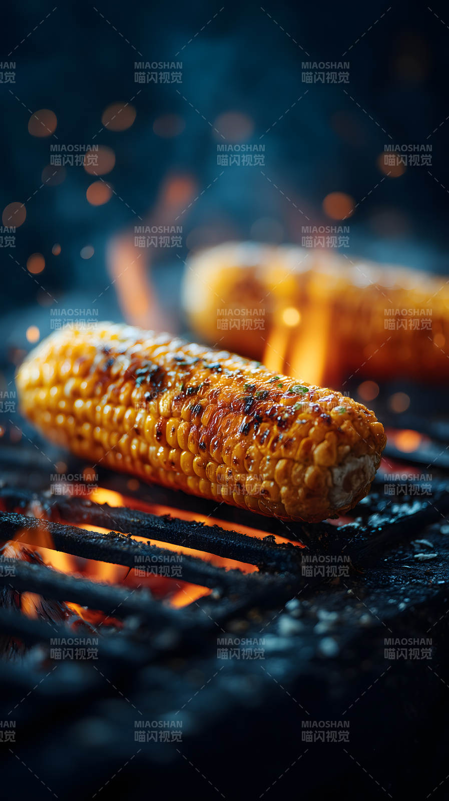 烤玉米特写美食诱人图片