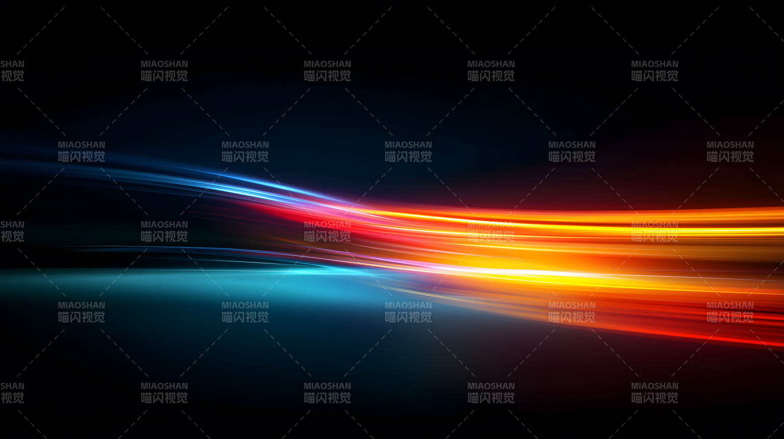 光影线条流动交织图片