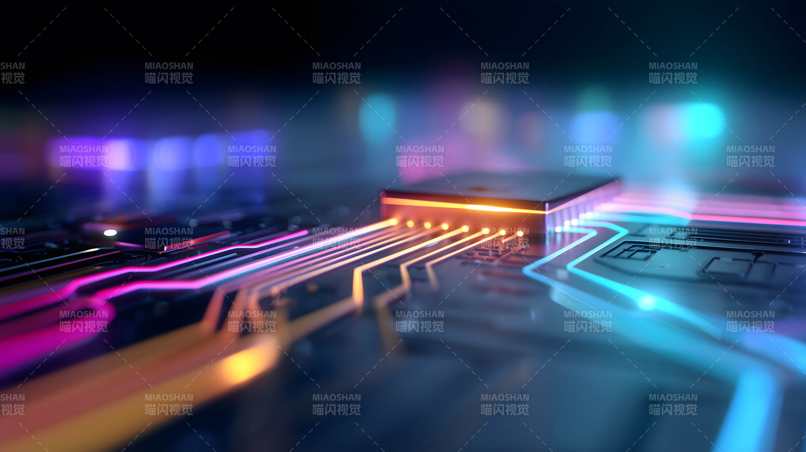 电路板科技感十足图片