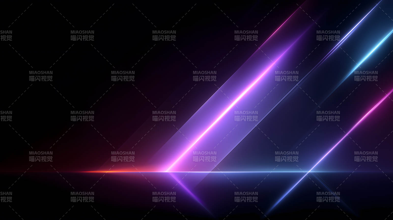 霓虹光束抽象背景图片