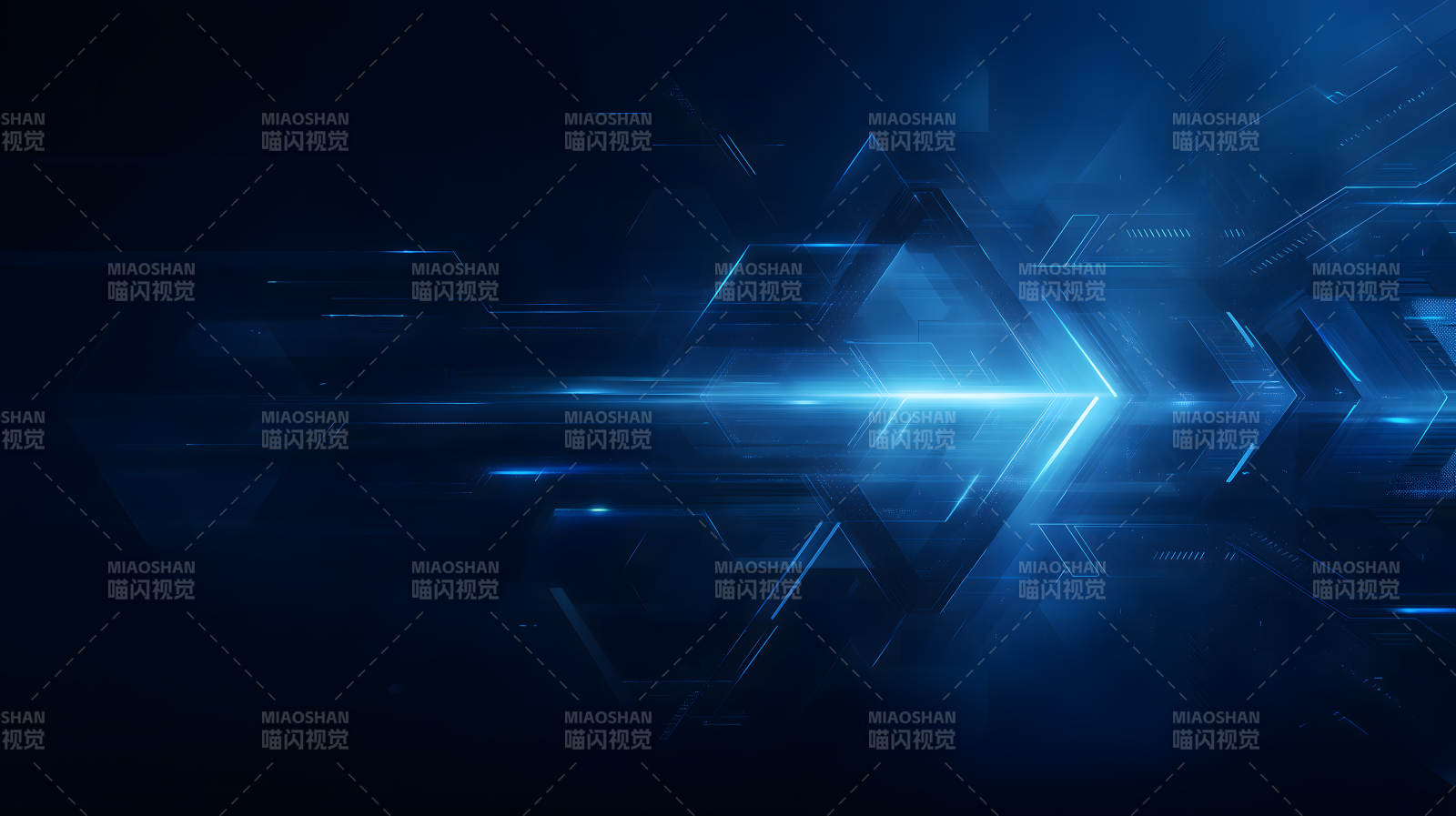 蓝色科技箭头抽象图像图片