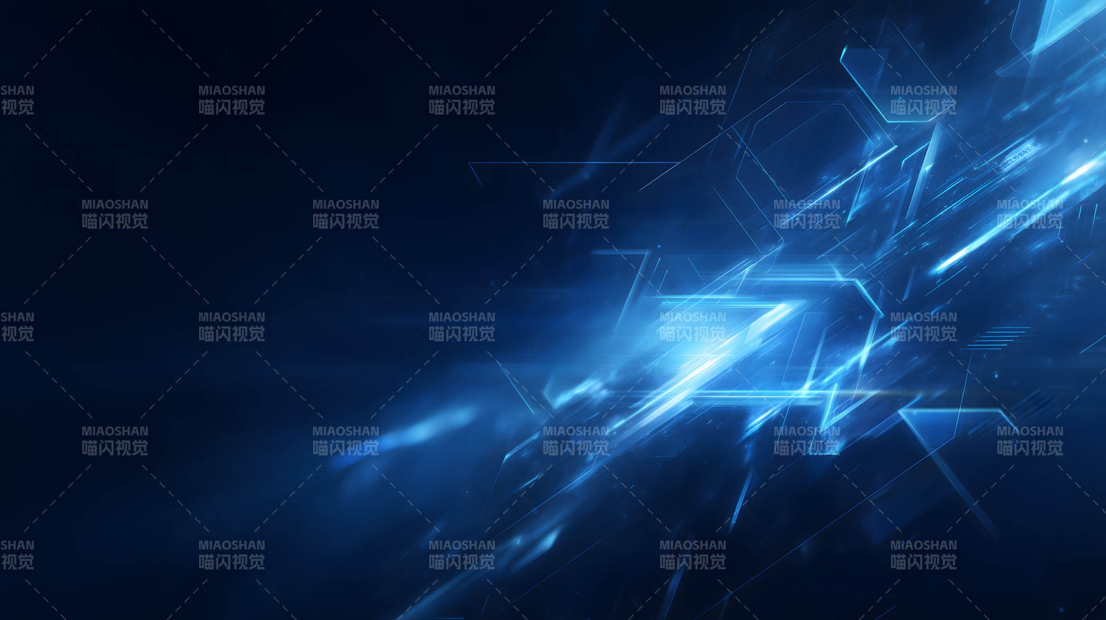 蓝色科技感背景图片